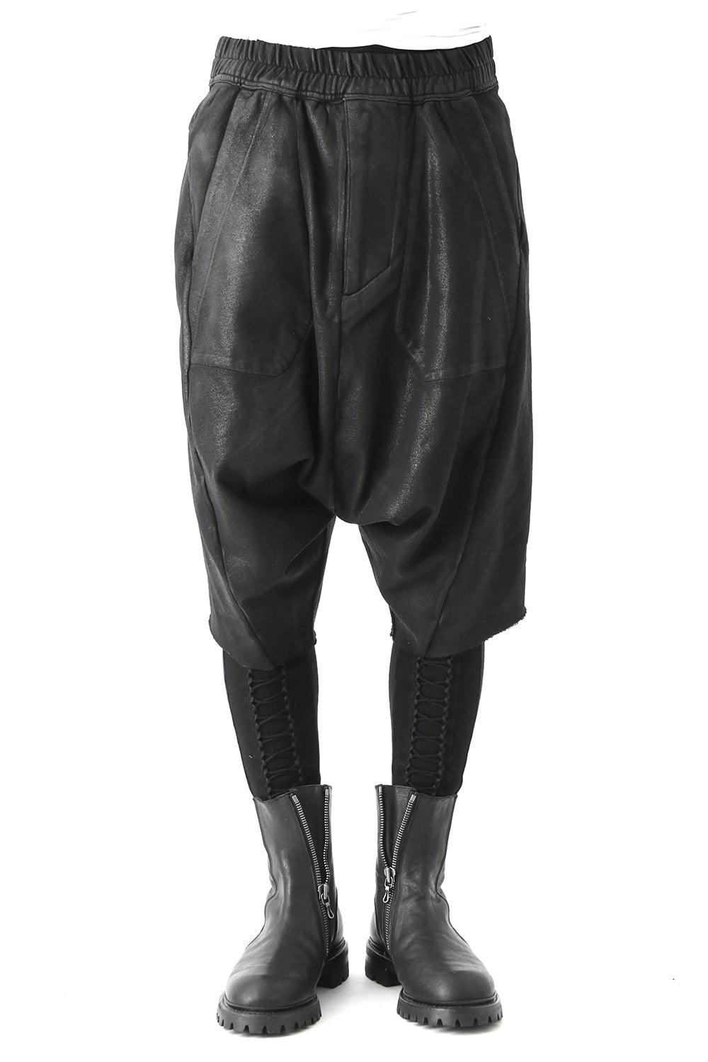 COATED CROTCH PANTS - JULIUS