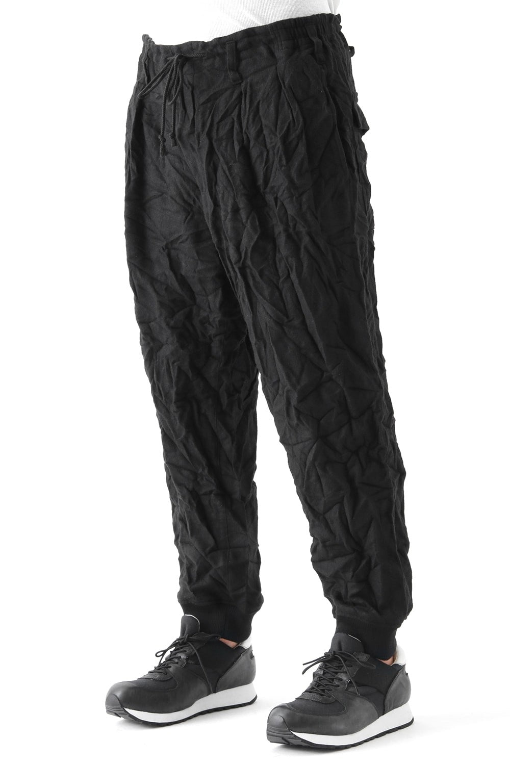 Double Tuck Hem Rib Pants