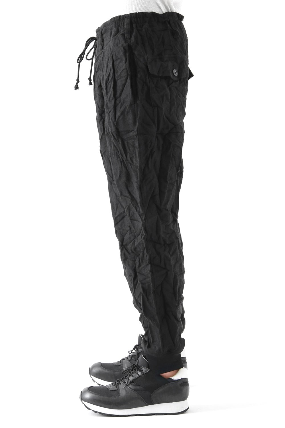 Double Tuck Hem Rib Pants