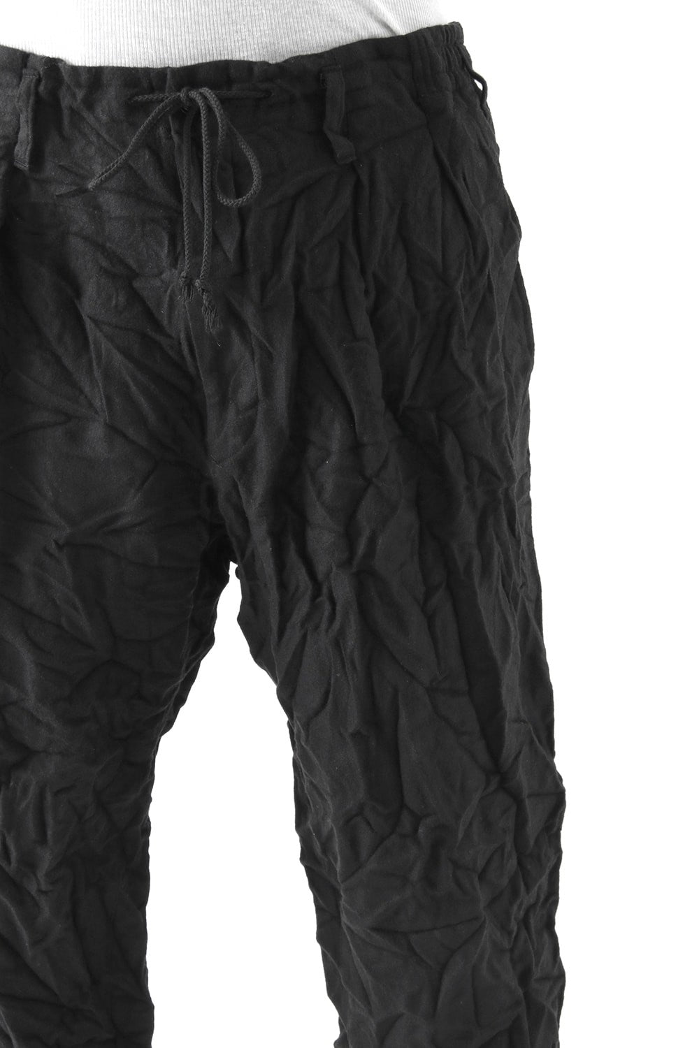 Double Tuck Hem Rib Pants