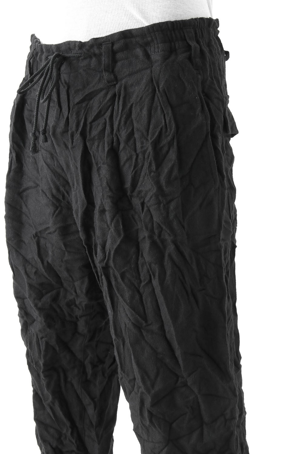 Double Tuck Hem Rib Pants