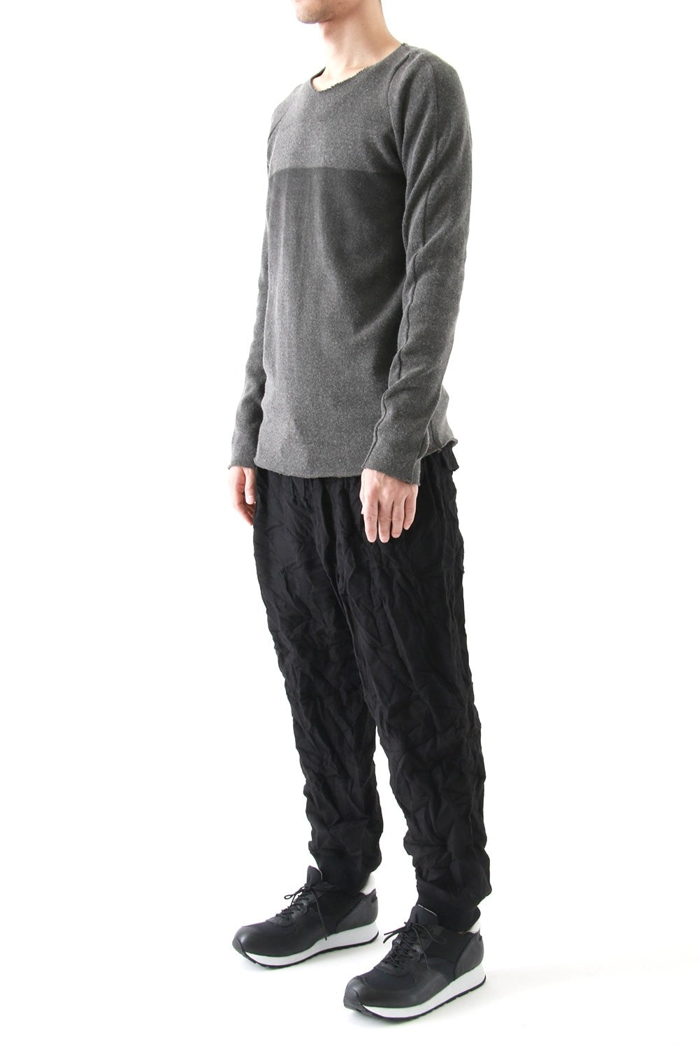 Double Tuck Hem Rib Pants