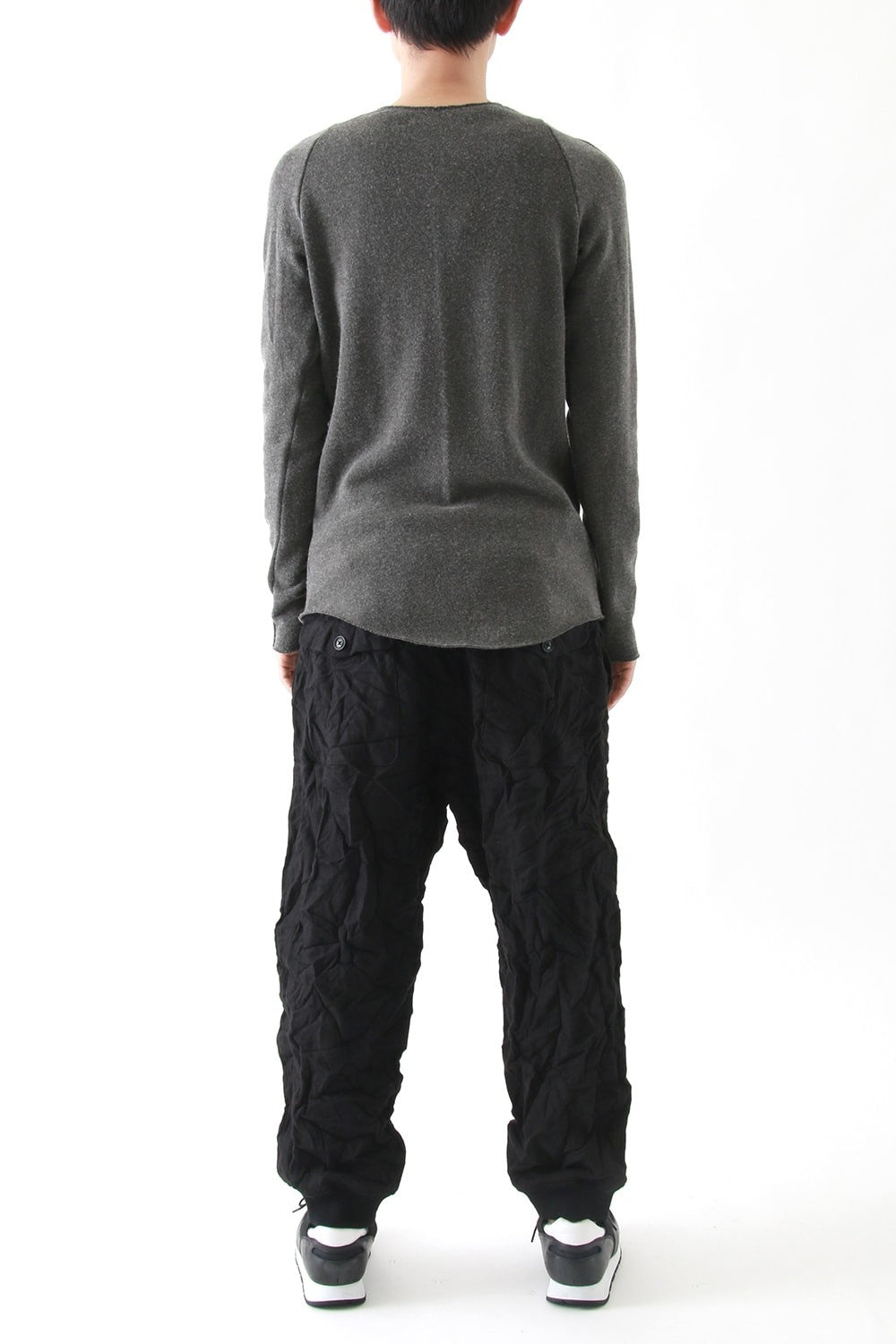 Double Tuck Hem Rib Pants