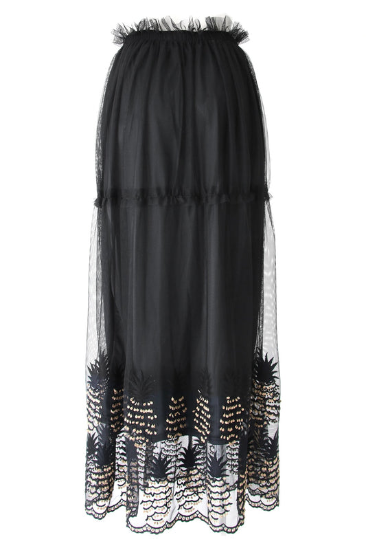 PINEAPPLE TULE SKIRT - 17S-SK-03
