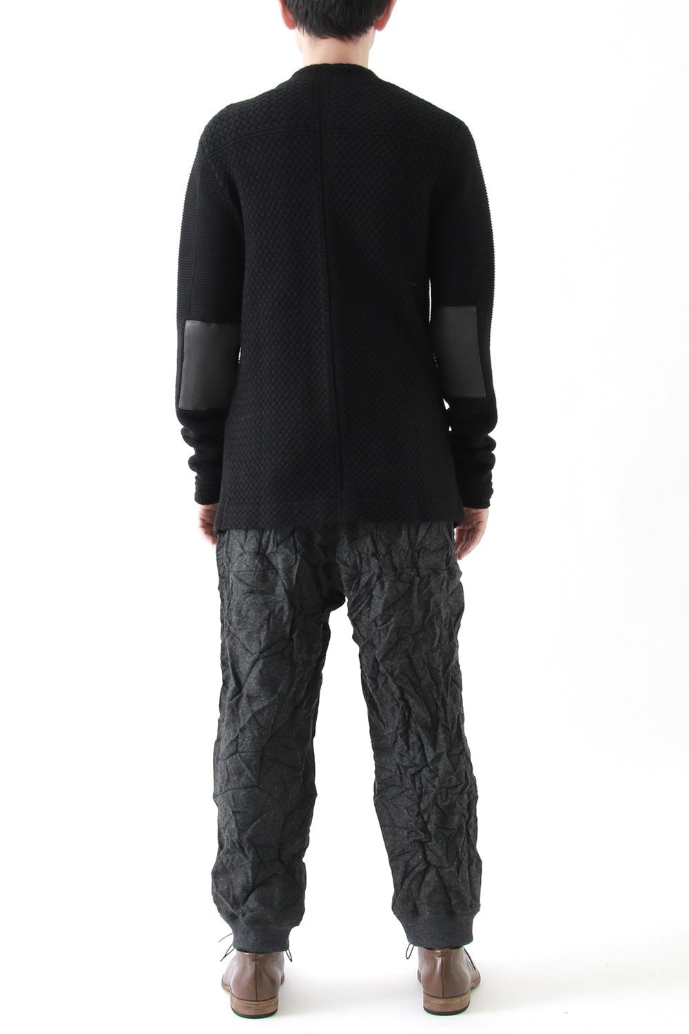 Double Tuck Hem Rib Pants