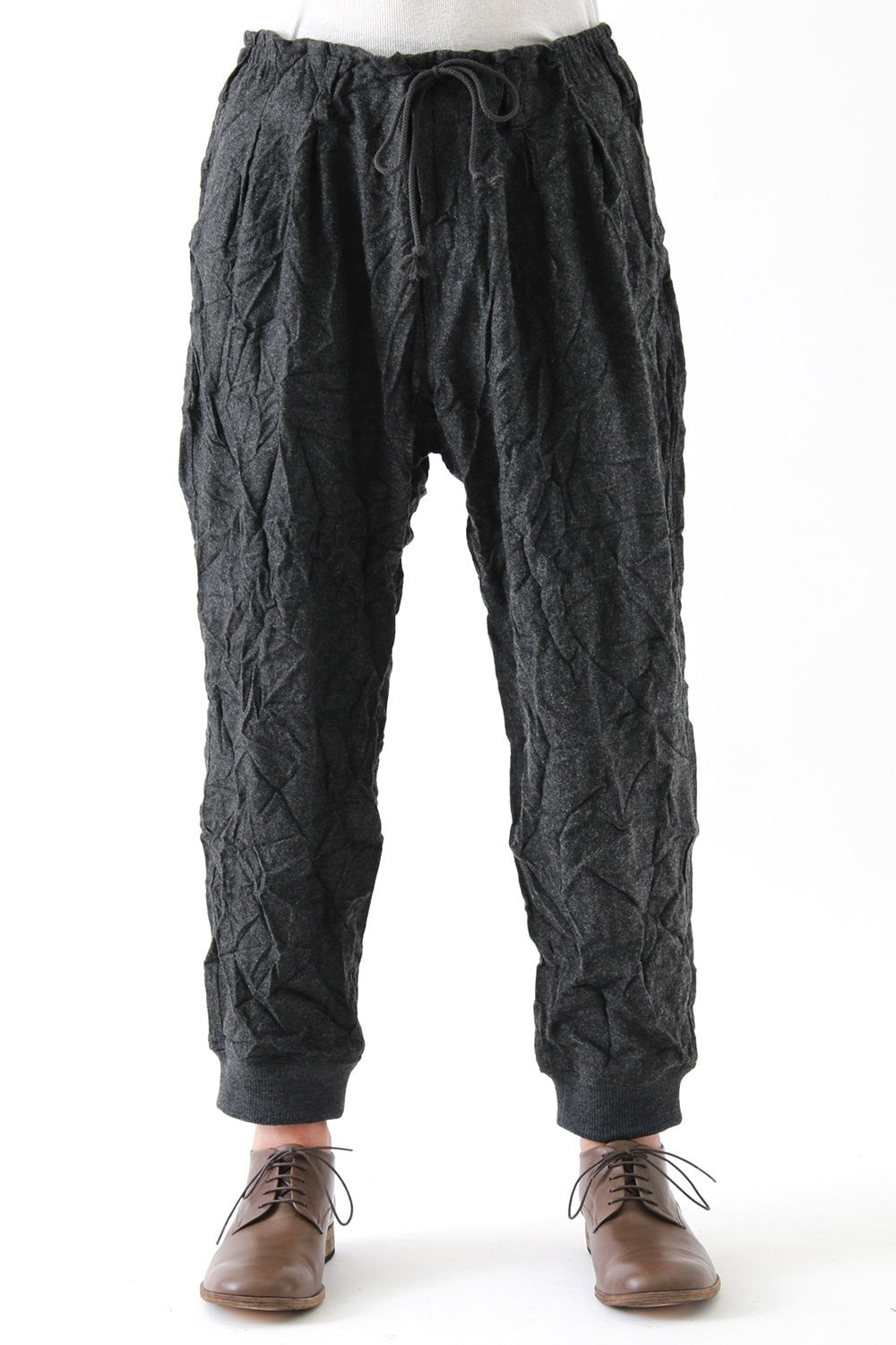 Double Tuck Hem Rib Pants