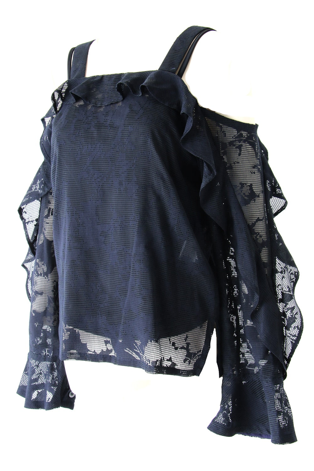 OPAL FRILL OFFSHOULDER TOP - 17S-SH-07