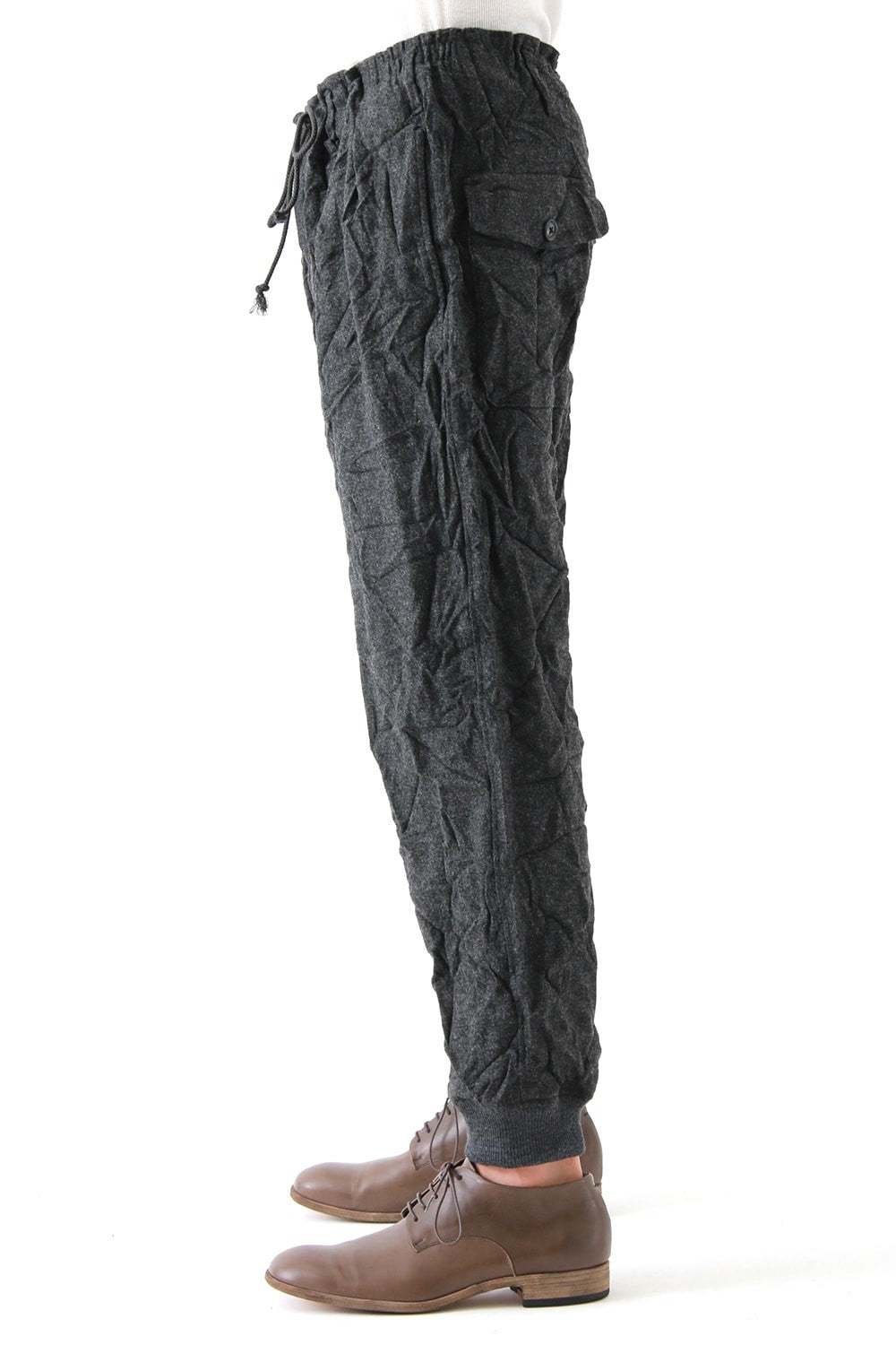 Double Tuck Hem Rib Pants