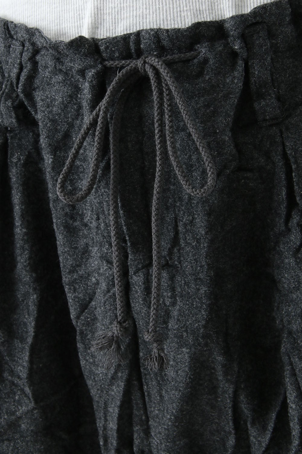 Double Tuck Hem Rib Pants