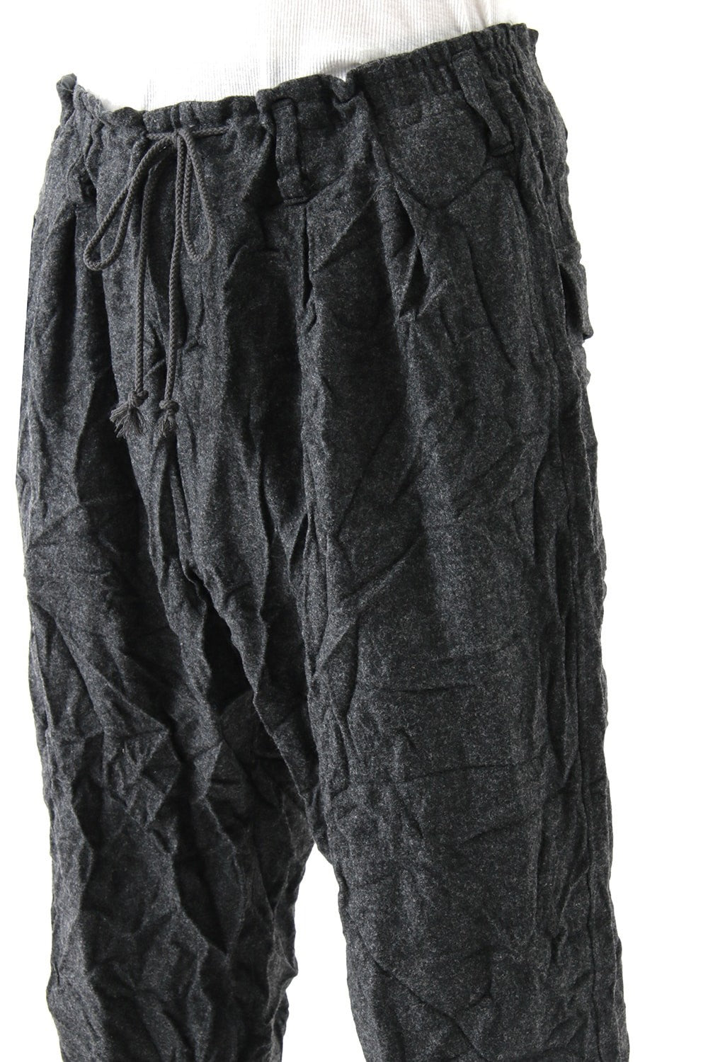 Double Tuck Hem Rib Pants