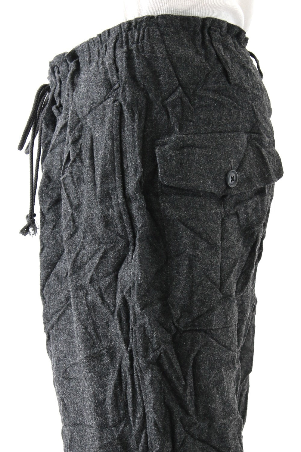 Double Tuck Hem Rib Pants