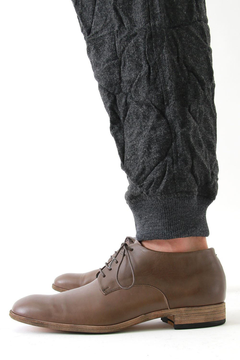 Double Tuck Hem Rib Pants