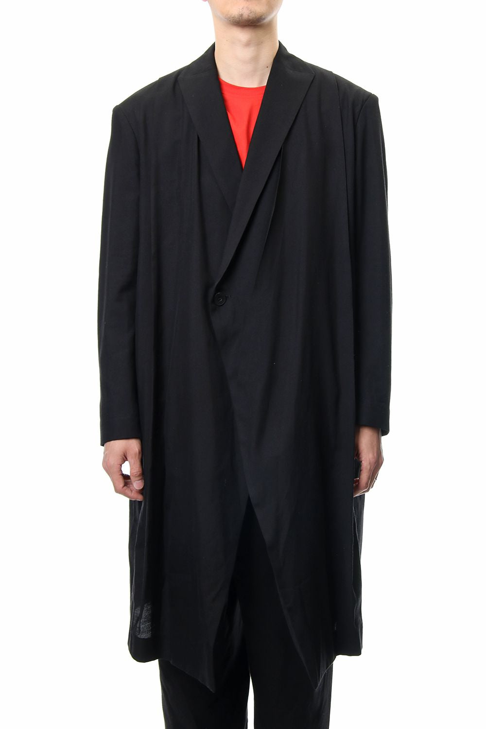 LOZENGE COLLAR CHESTERFIELD COAT