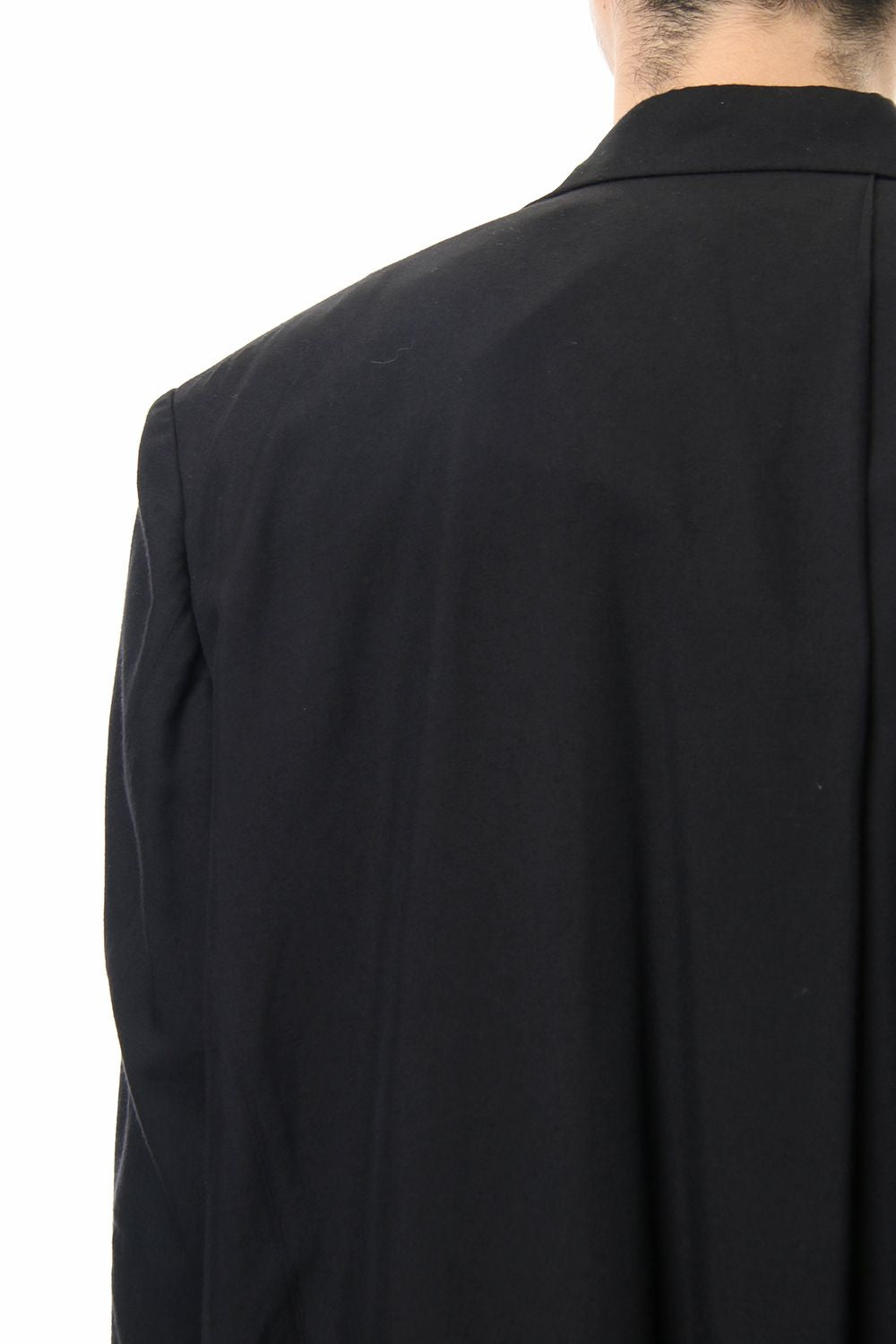 LOZENGE COLLAR CHESTERFIELD COAT