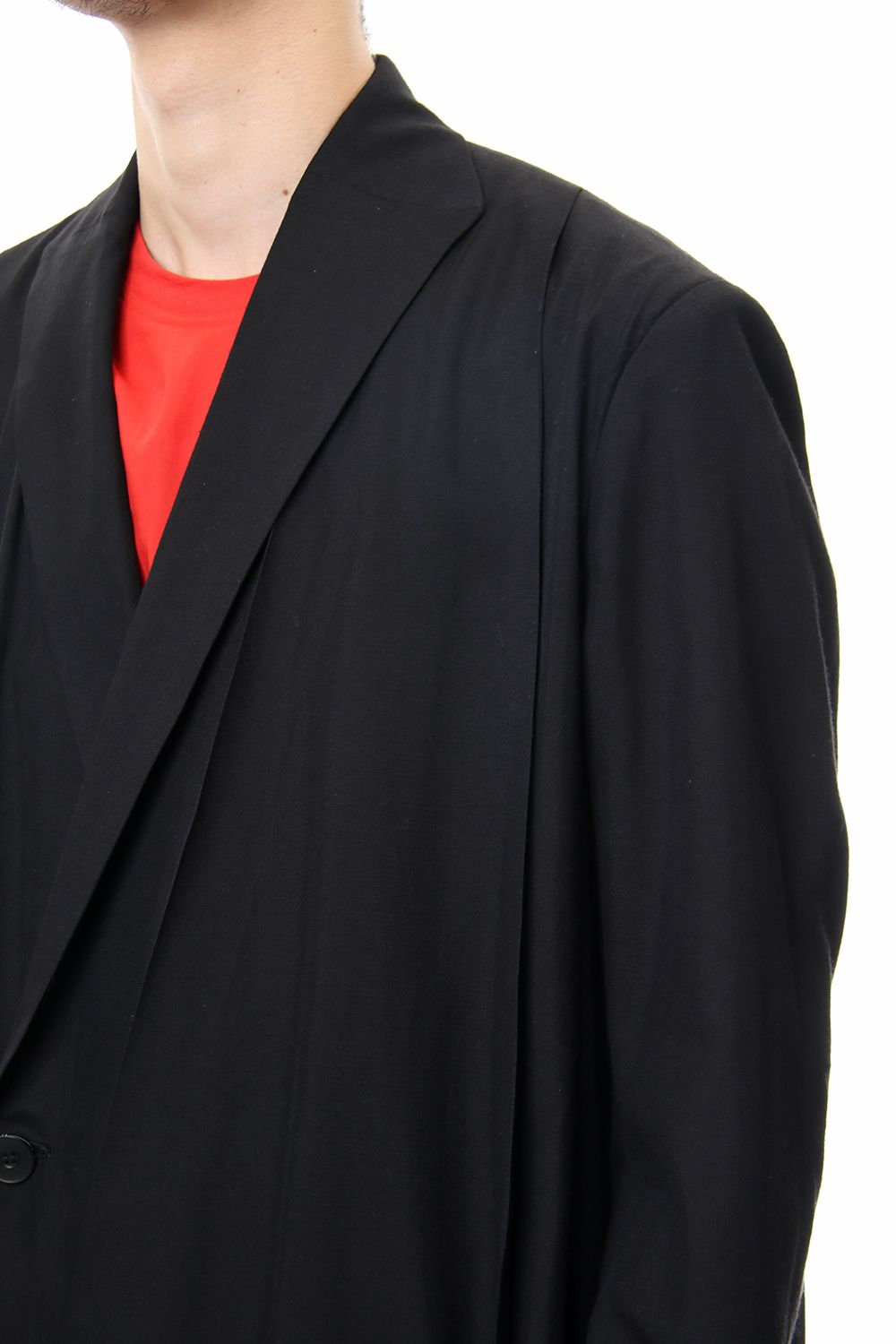 LOZENGE COLLAR CHESTERFIELD COAT