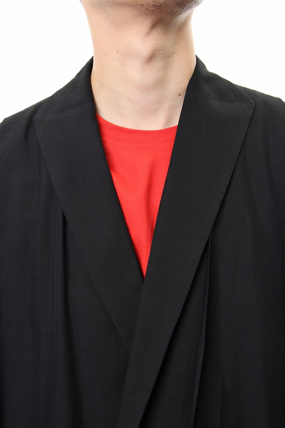 LOZENGE COLLAR CHESTERFIELD COAT