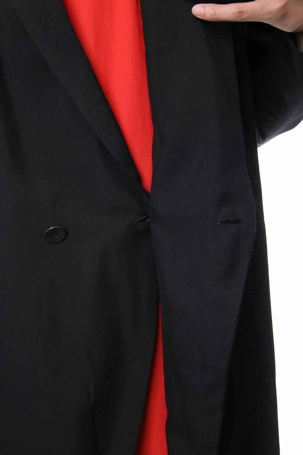 LOZENGE COLLAR CHESTERFIELD COAT