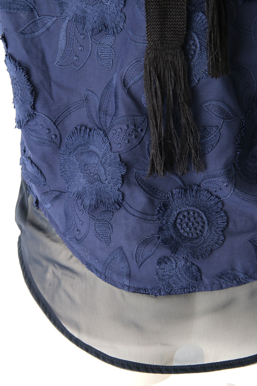 FRINGE EMB SLEEVELESS TOP - 17S-SH-01