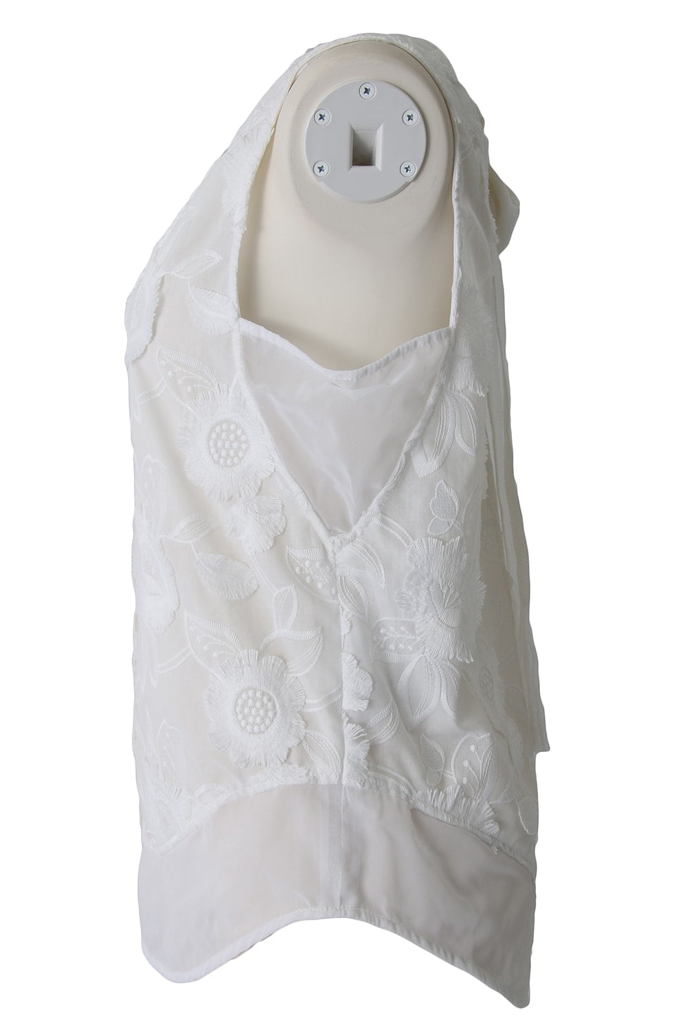 FRINGE EMB SLEEVELESS TOP - 17S-SH-01