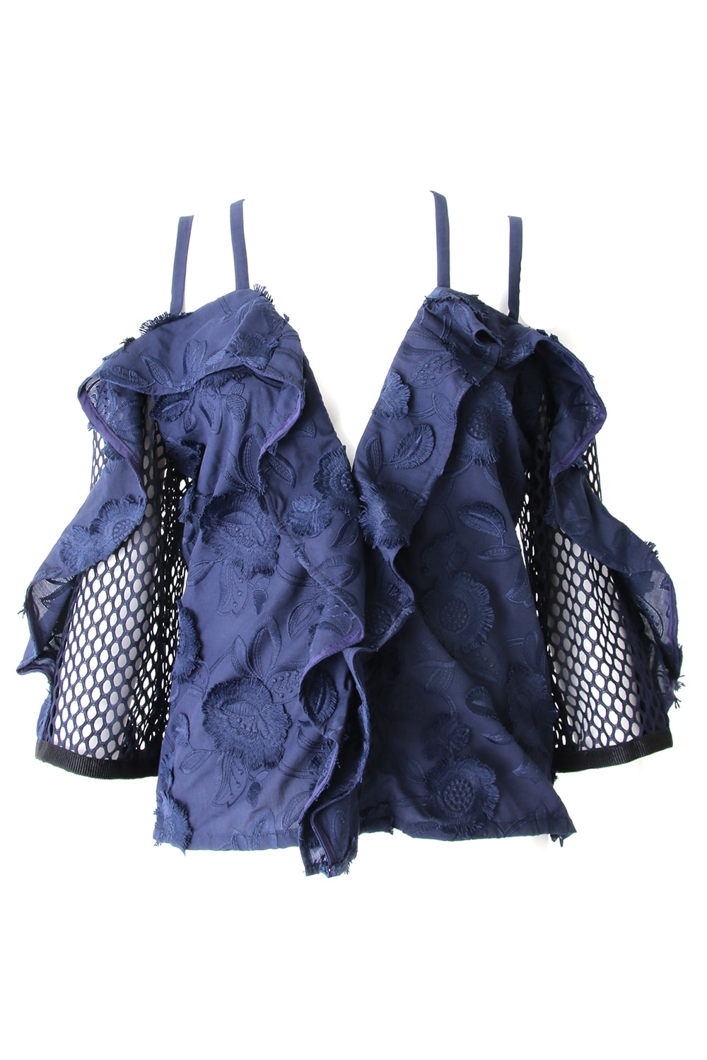 FRINGE EMB OFFSHOULDER TOP - 17S-SH-08