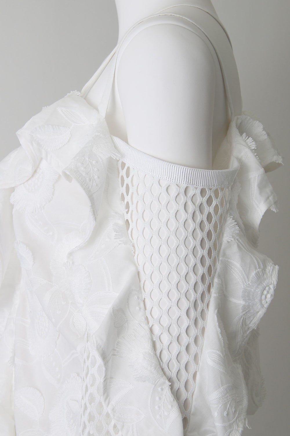 FRINGE EMB OFFSHOULDER TOP - 17S-SH-08