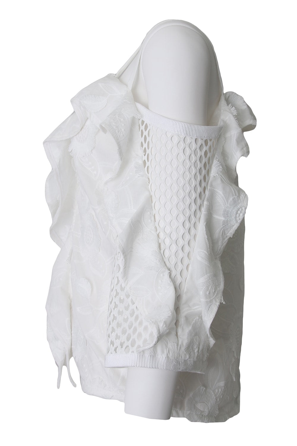 FRINGE EMB OFFSHOULDER TOP - 17S-SH-08