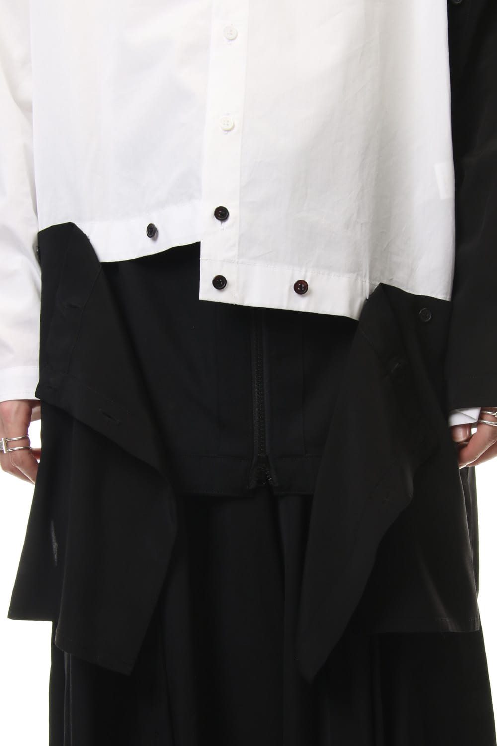 Front Detachable Button Shirt