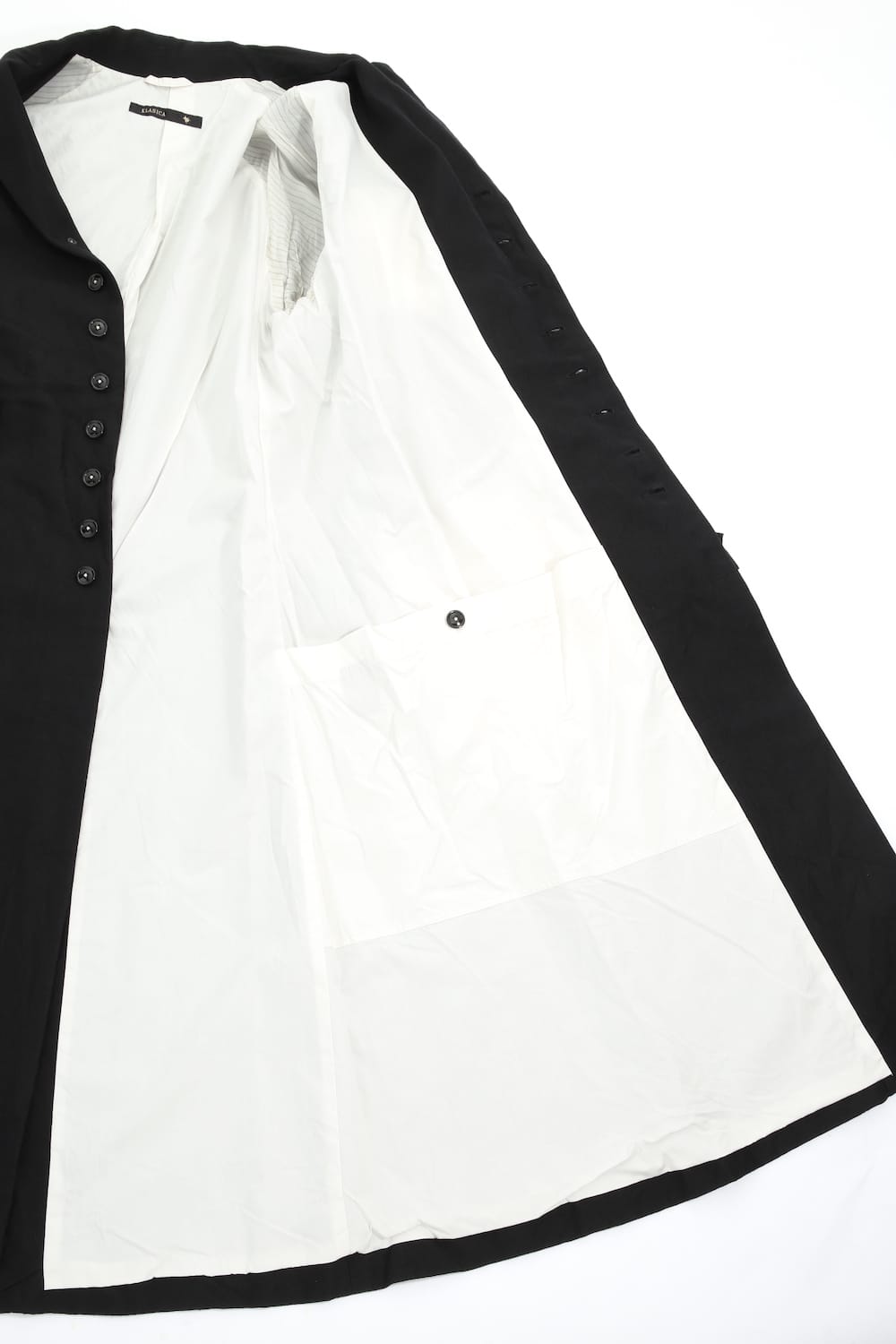 レックス クロノ ウール ラミー ロング コート