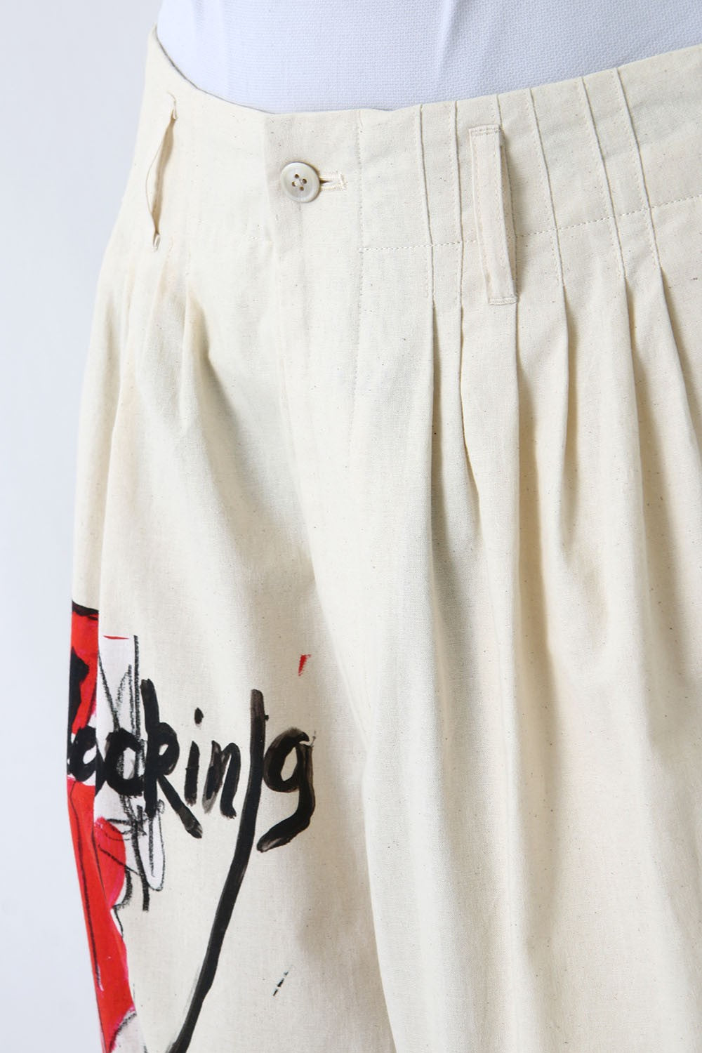 Right Side Cut Women Motif Pants