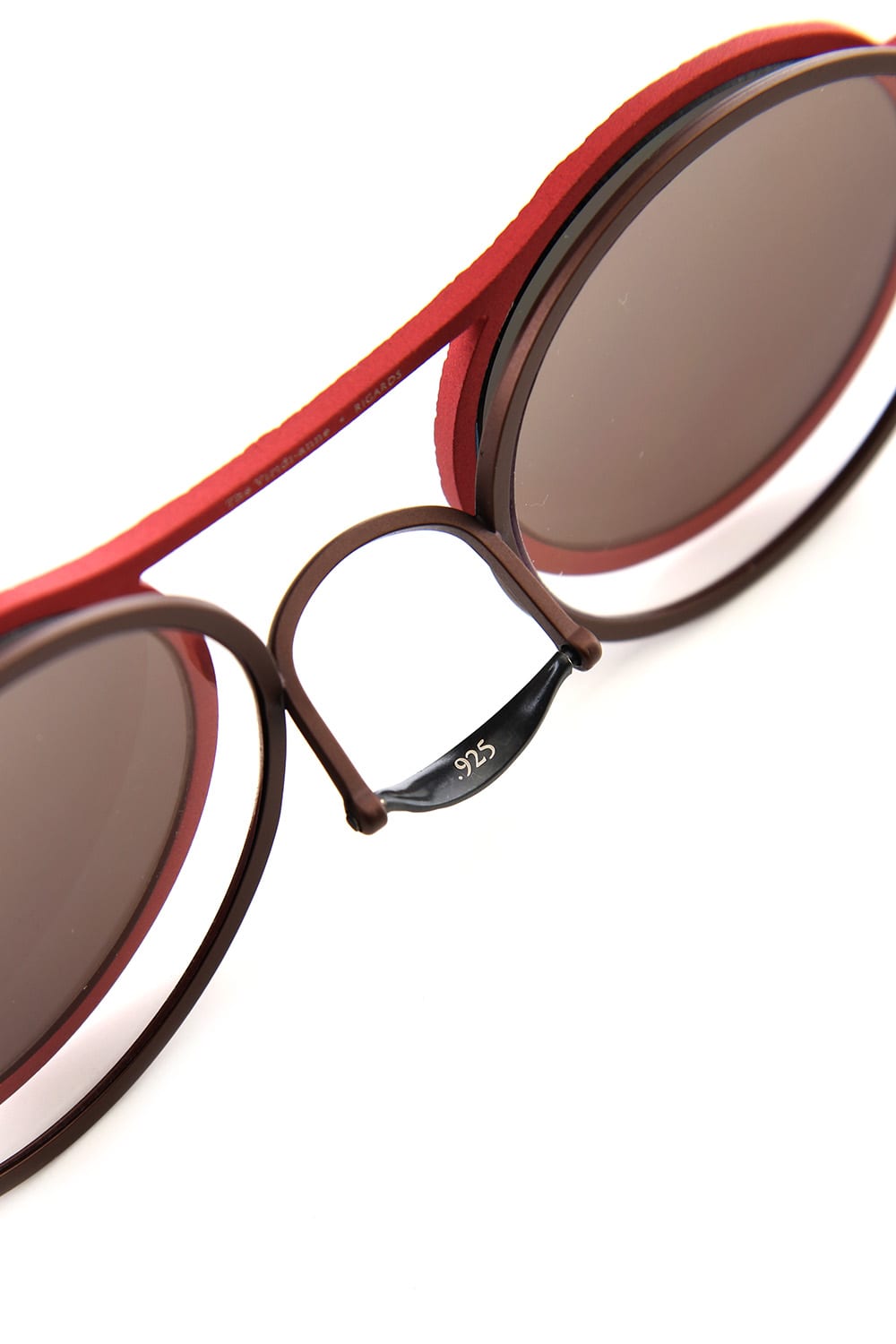 RIGARDS collaboration sunglasses - A.Brown / C.Red