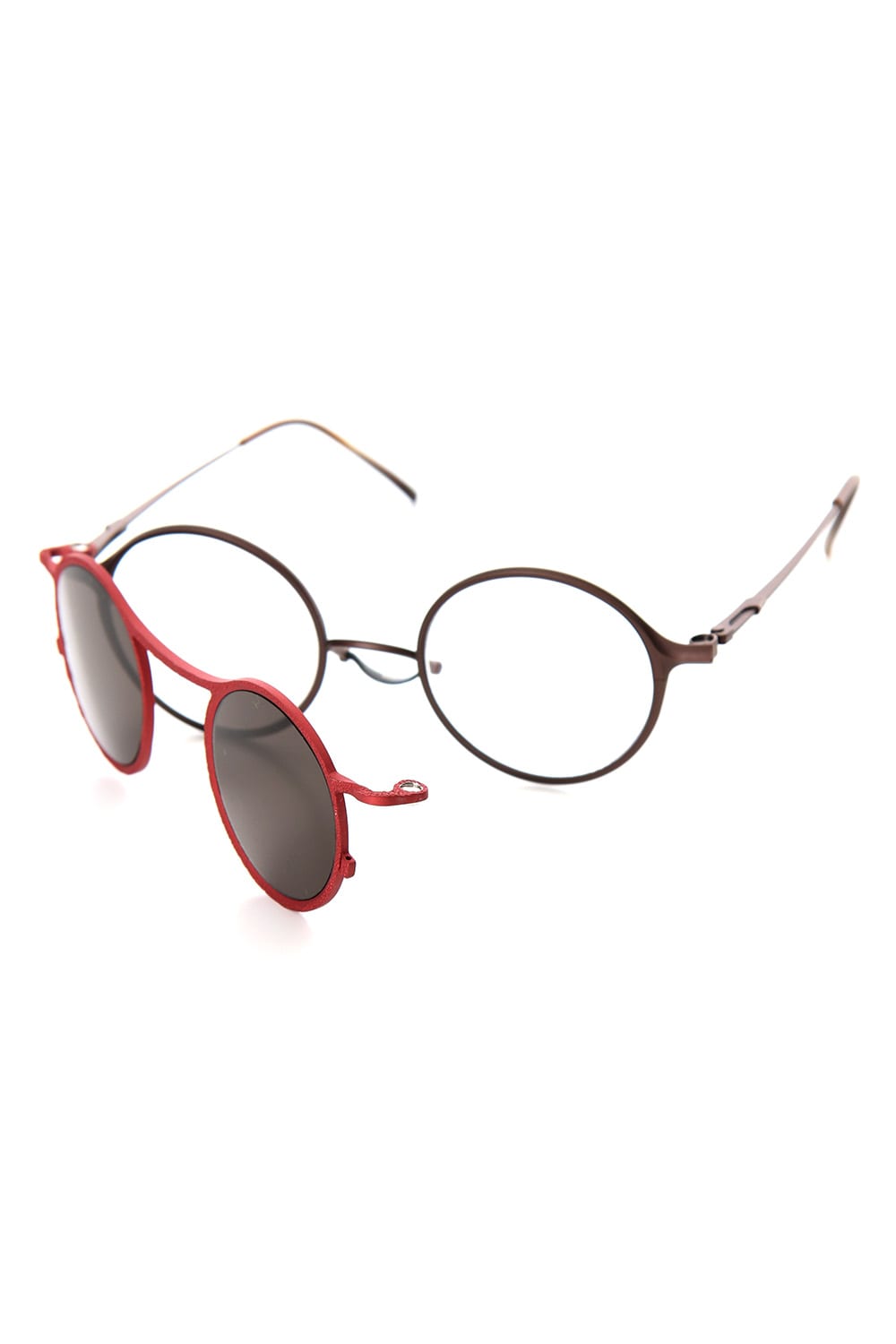 RIGARDS collaboration sunglasses - A.Brown / C.Red