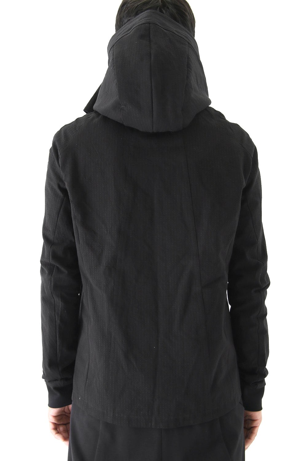 Jacket Cotton Linen Rip Stop Black