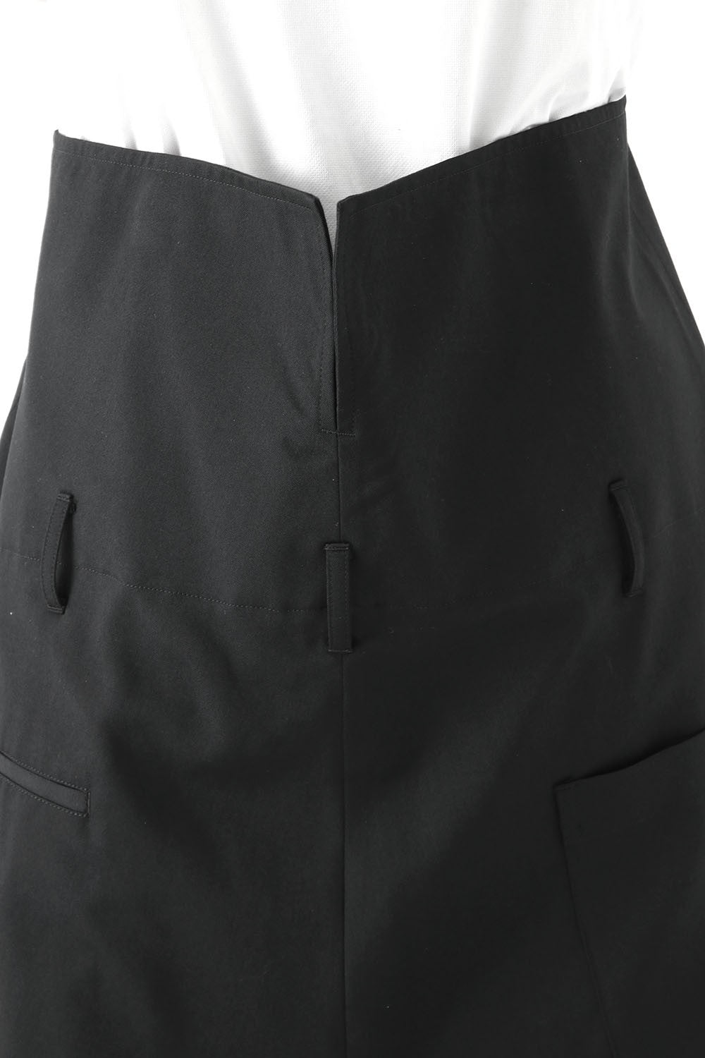 High Waist Pants Wrinkled Gabardine