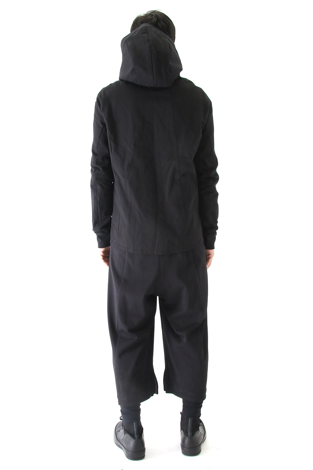 Jacket Cotton Linen Rip Stop Black