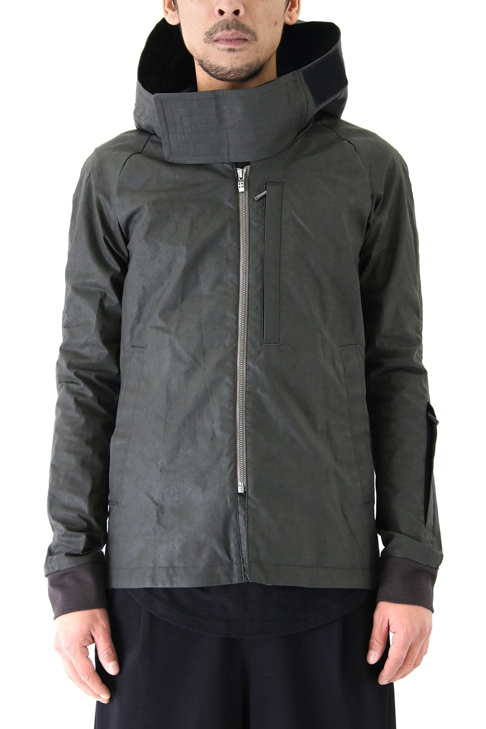 Jacket Cotton Polyurethane Coating Khaki