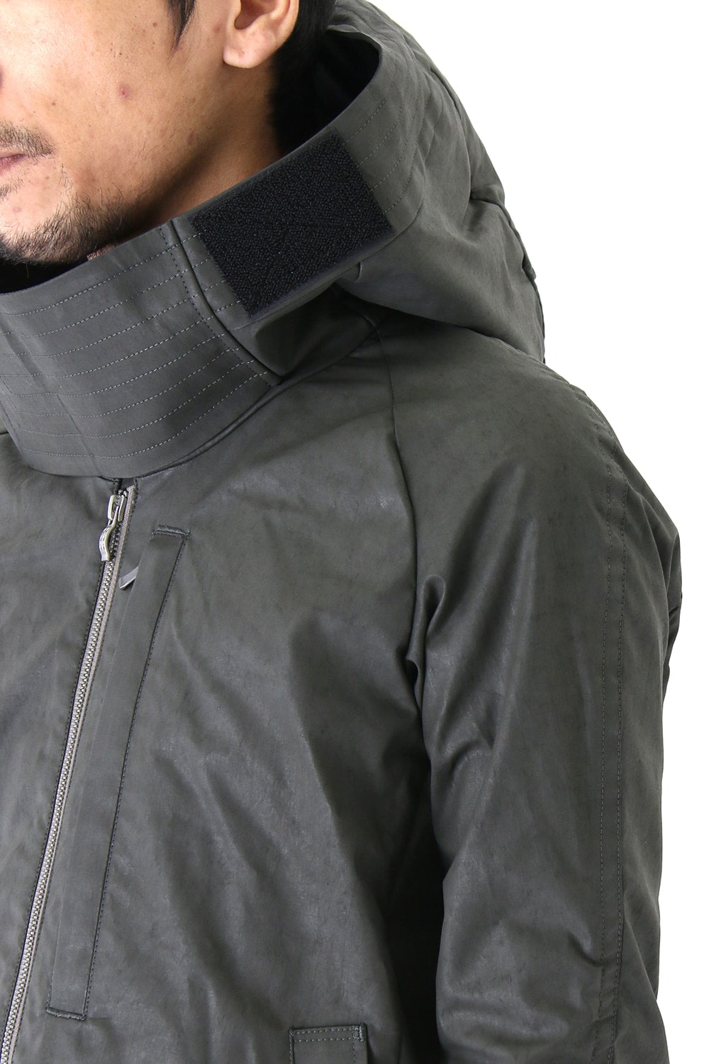 Jacket Cotton Polyurethane Coating Khaki