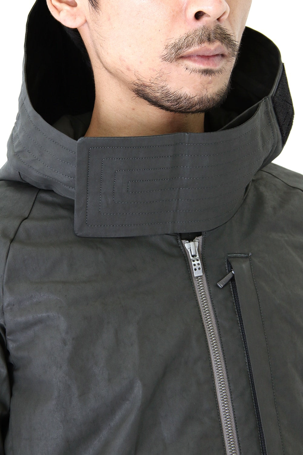 Jacket Cotton Polyurethane Coating Khaki