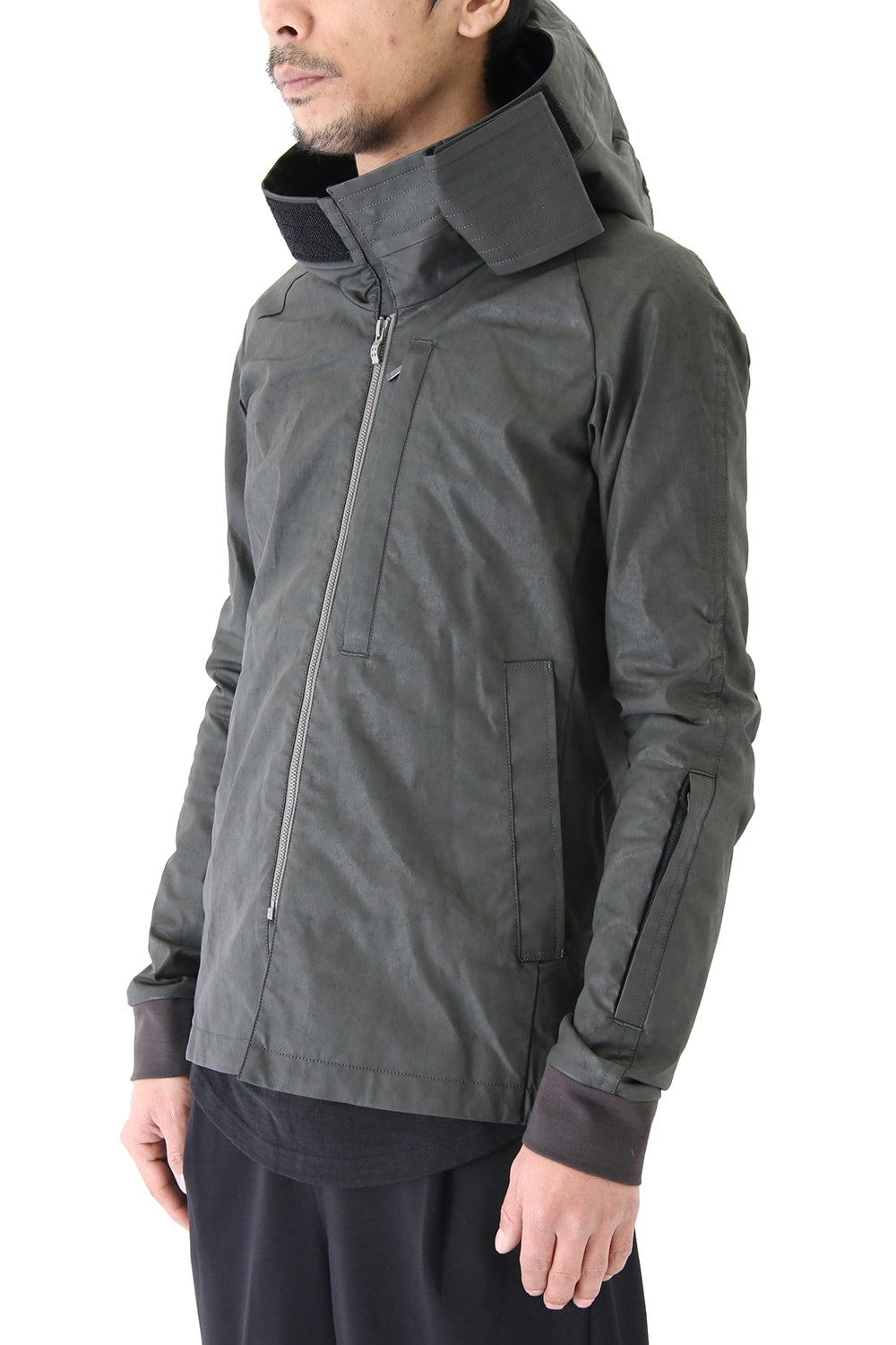 Jacket Cotton Polyurethane Coating Khaki