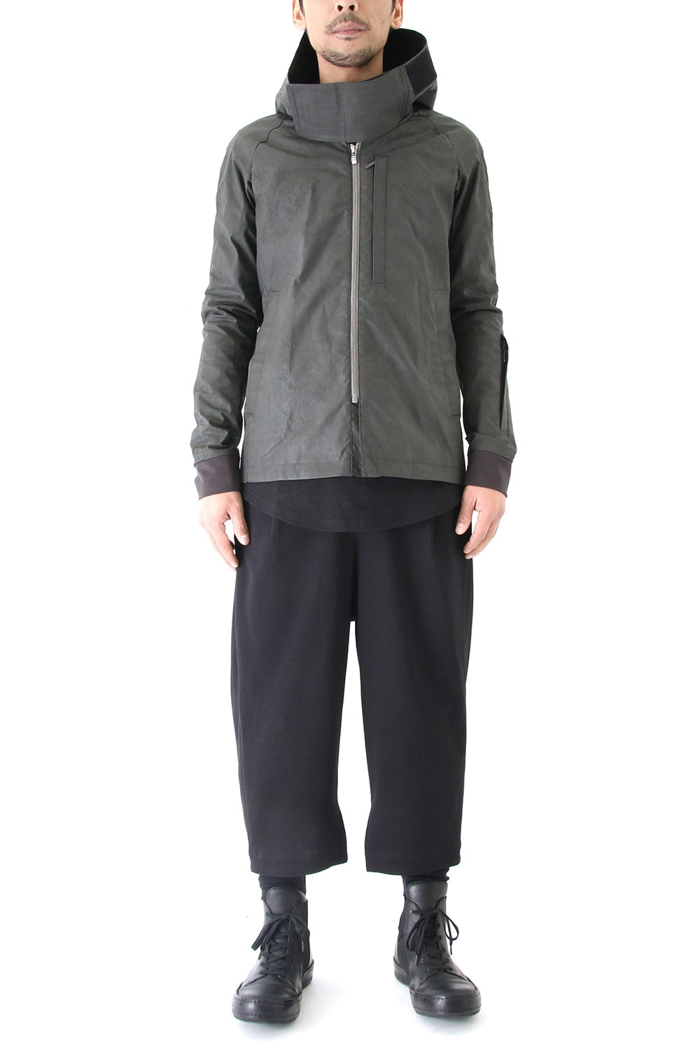 Jacket Cotton Polyurethane Coating Khaki