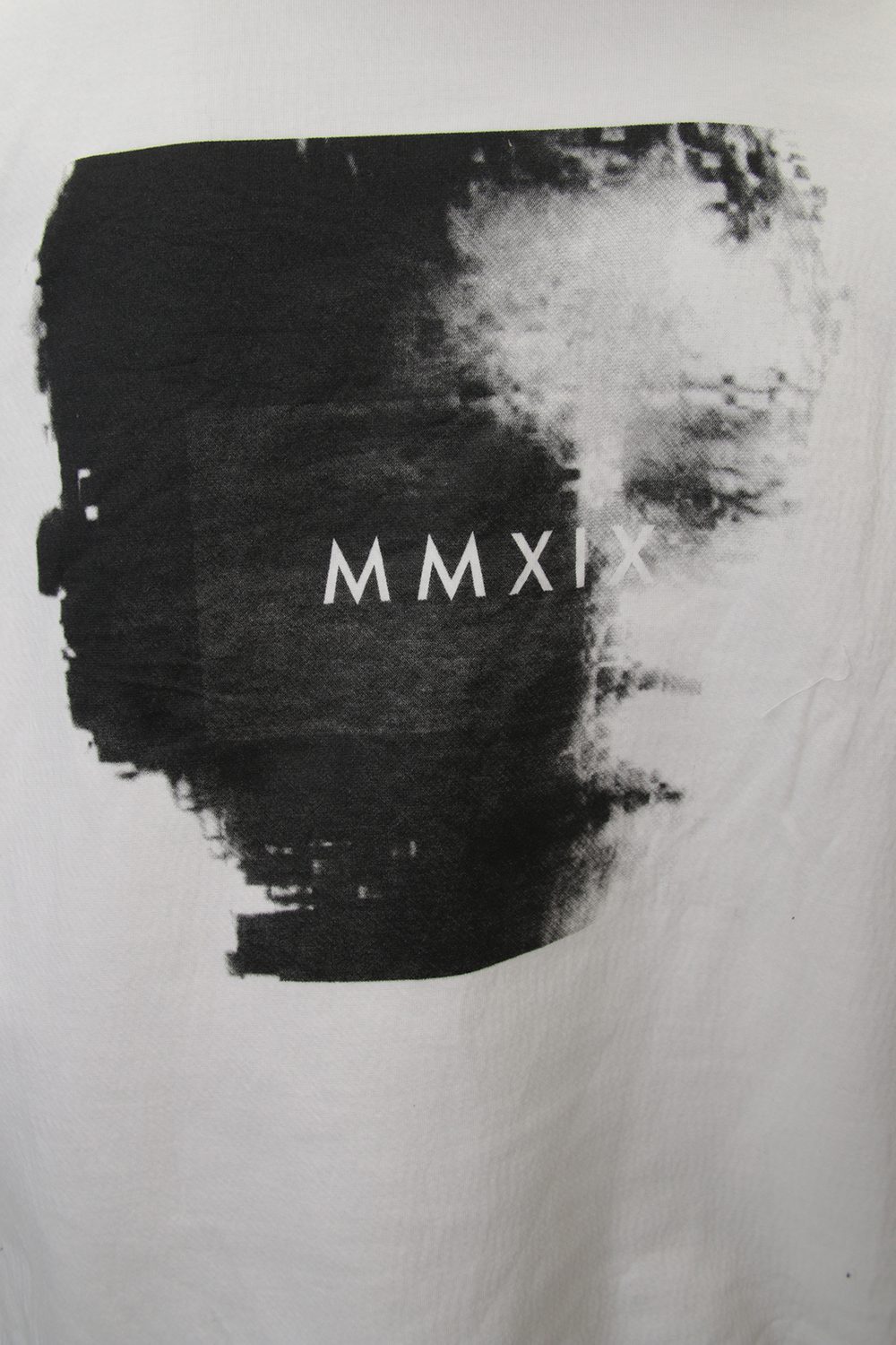 SEAMED SLEEVE PRINT HOODIE Off