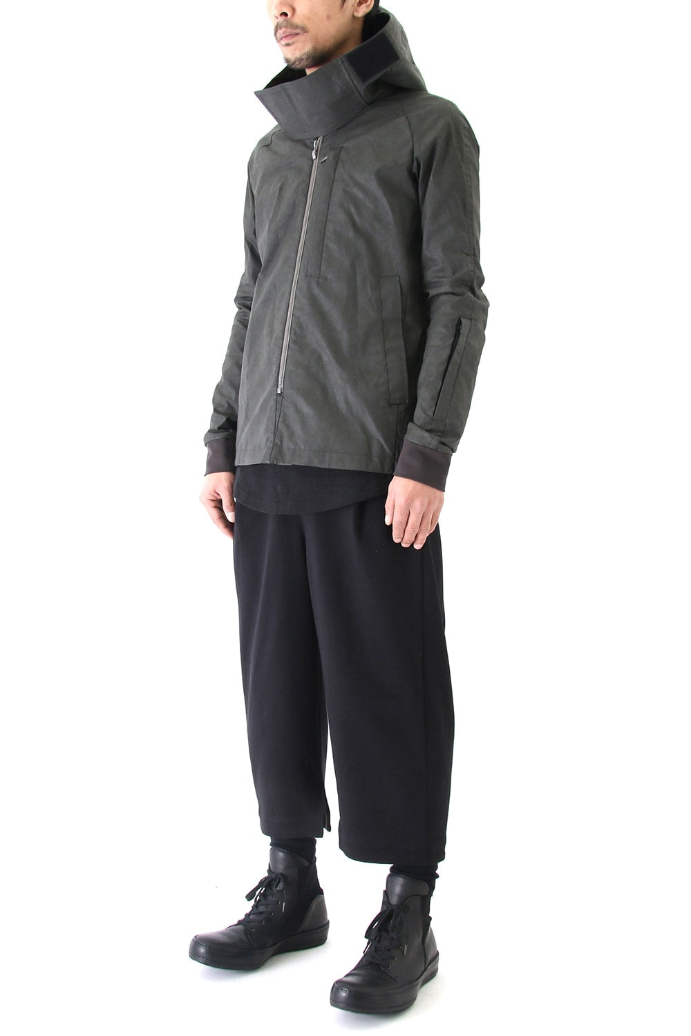 Jacket Cotton Polyurethane Coating Khaki