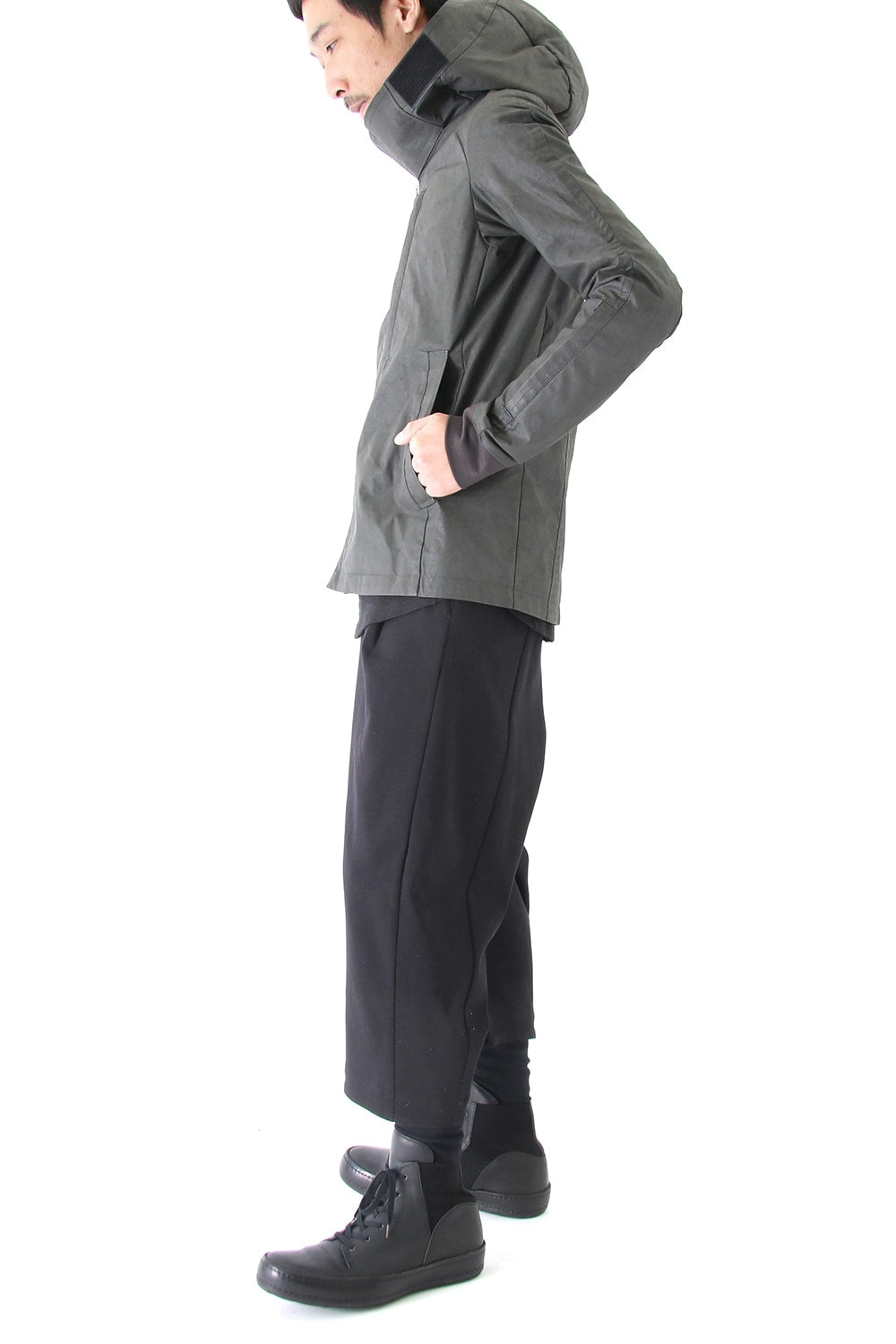 Jacket Cotton Polyurethane Coating Khaki