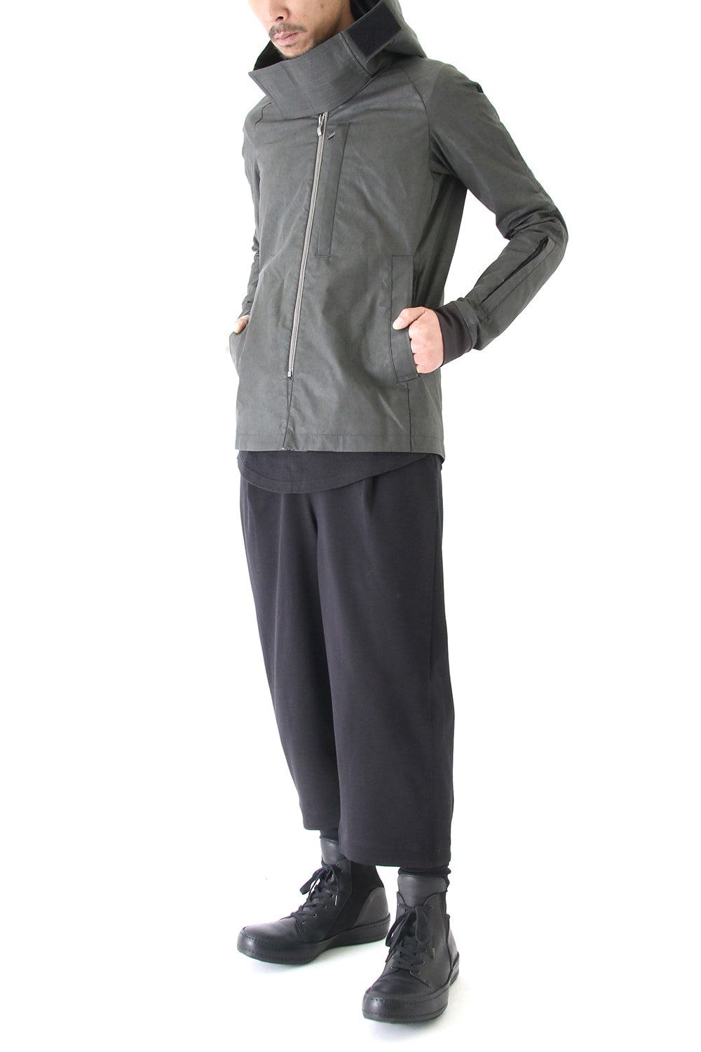 Jacket Cotton Polyurethane Coating Khaki