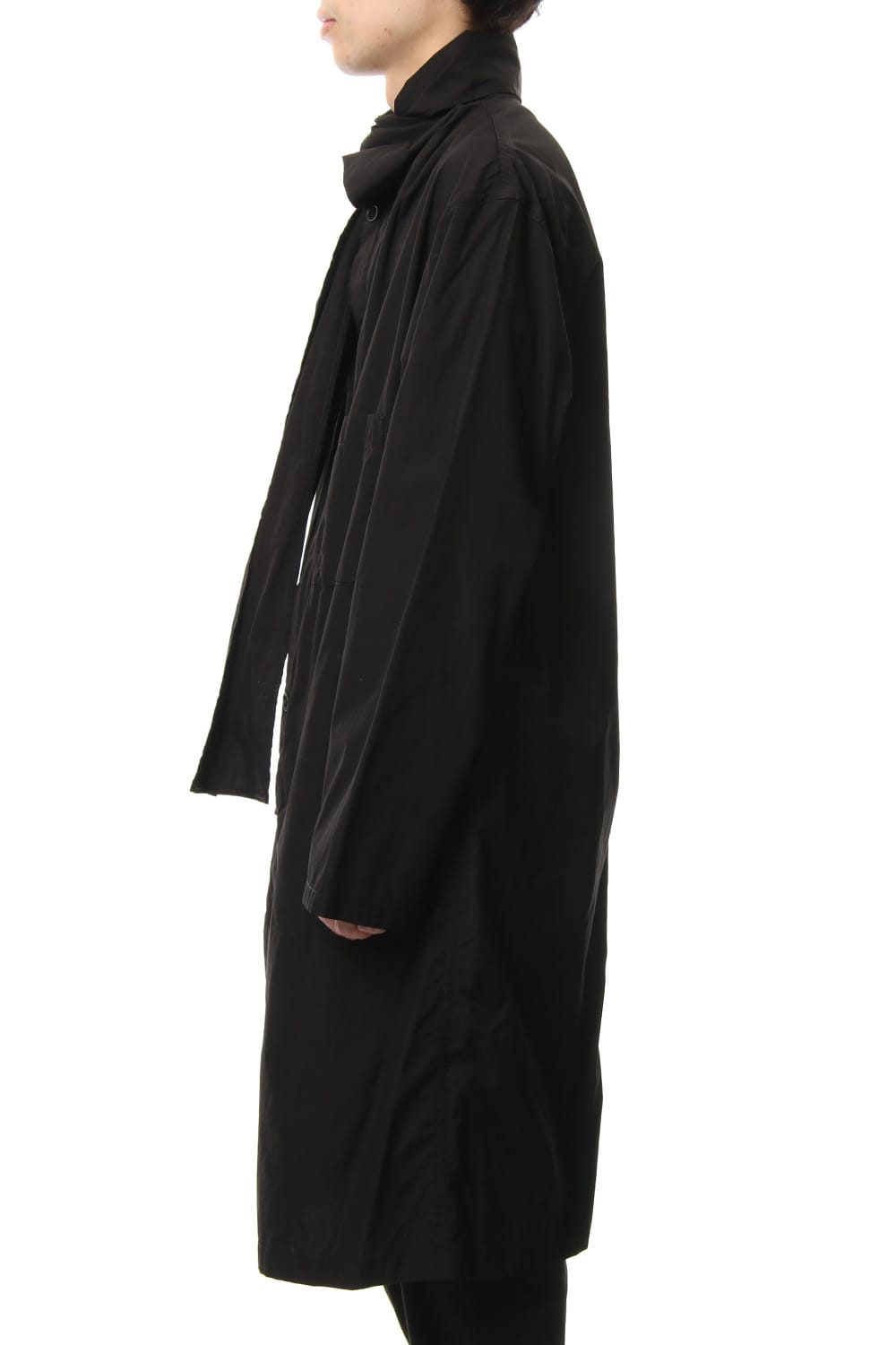 Ring Sewing Broad Scarf Coat