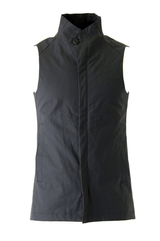 Vest Linen Coated Polyurethane Black