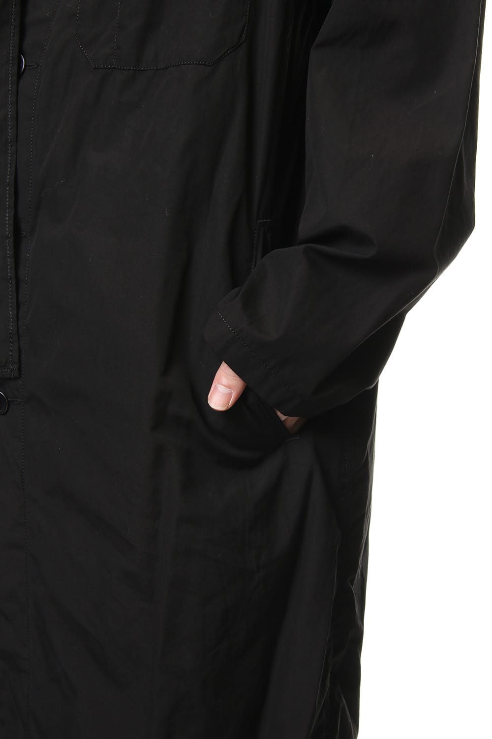 Ring Sewing Broad Scarf Coat