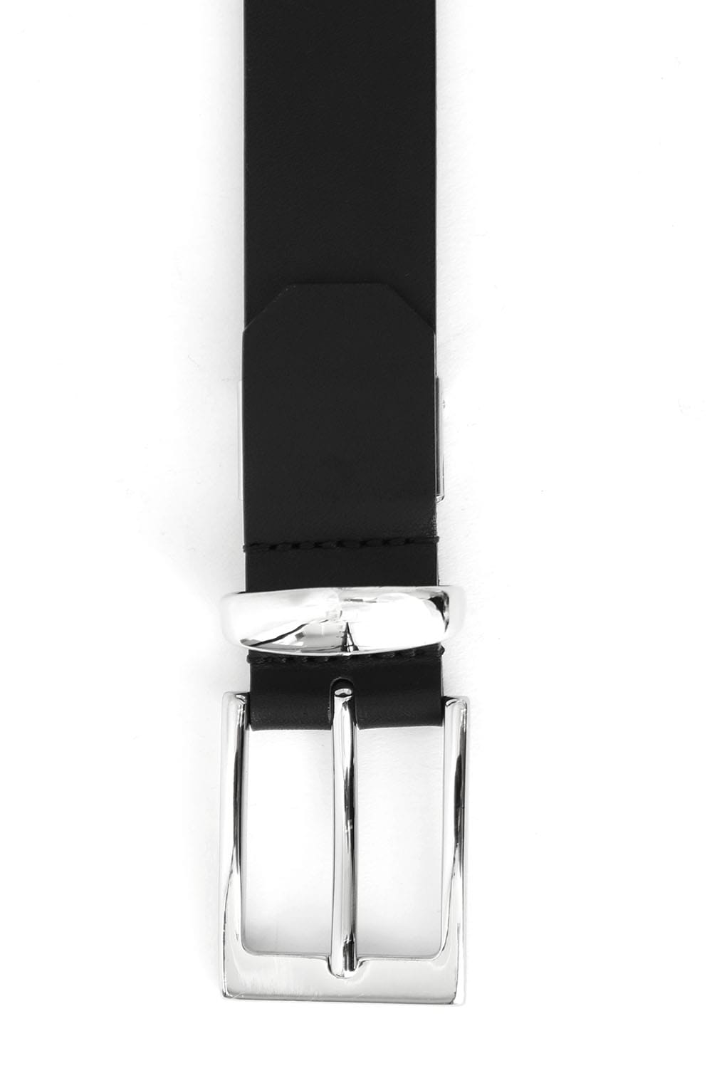 17SS Oil Cow + Chain Belt BLACKxSILVER