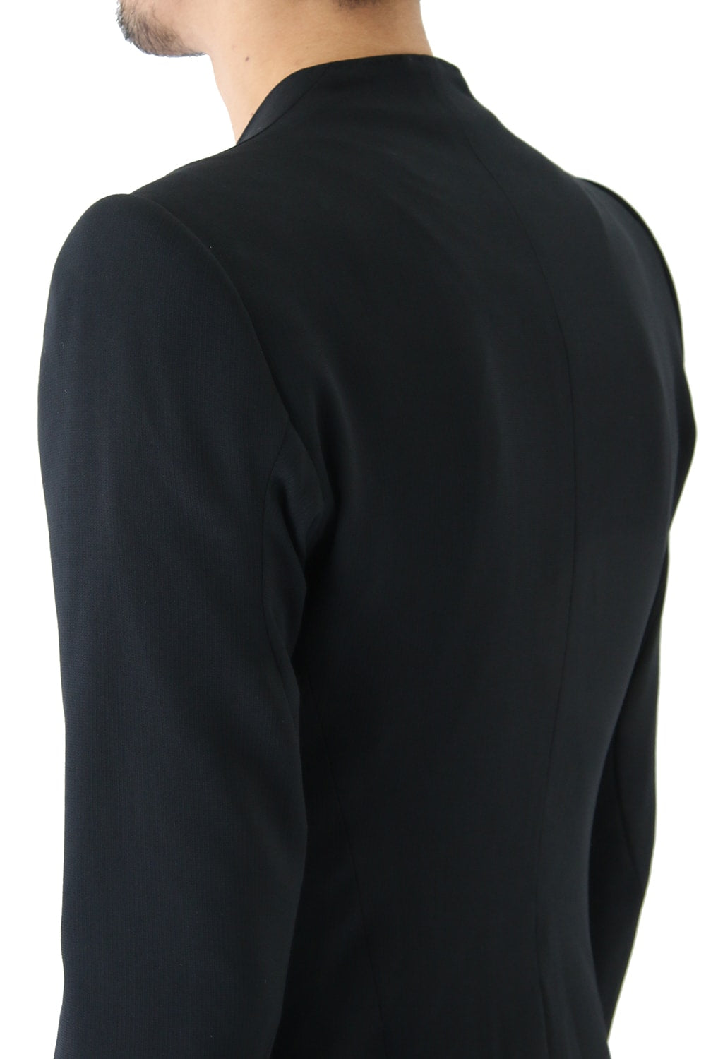 Jacket Wool Pique Black