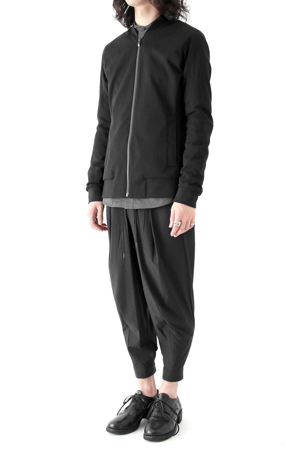 Cropped Pants Nylon Stretch Mini Rip-Stop