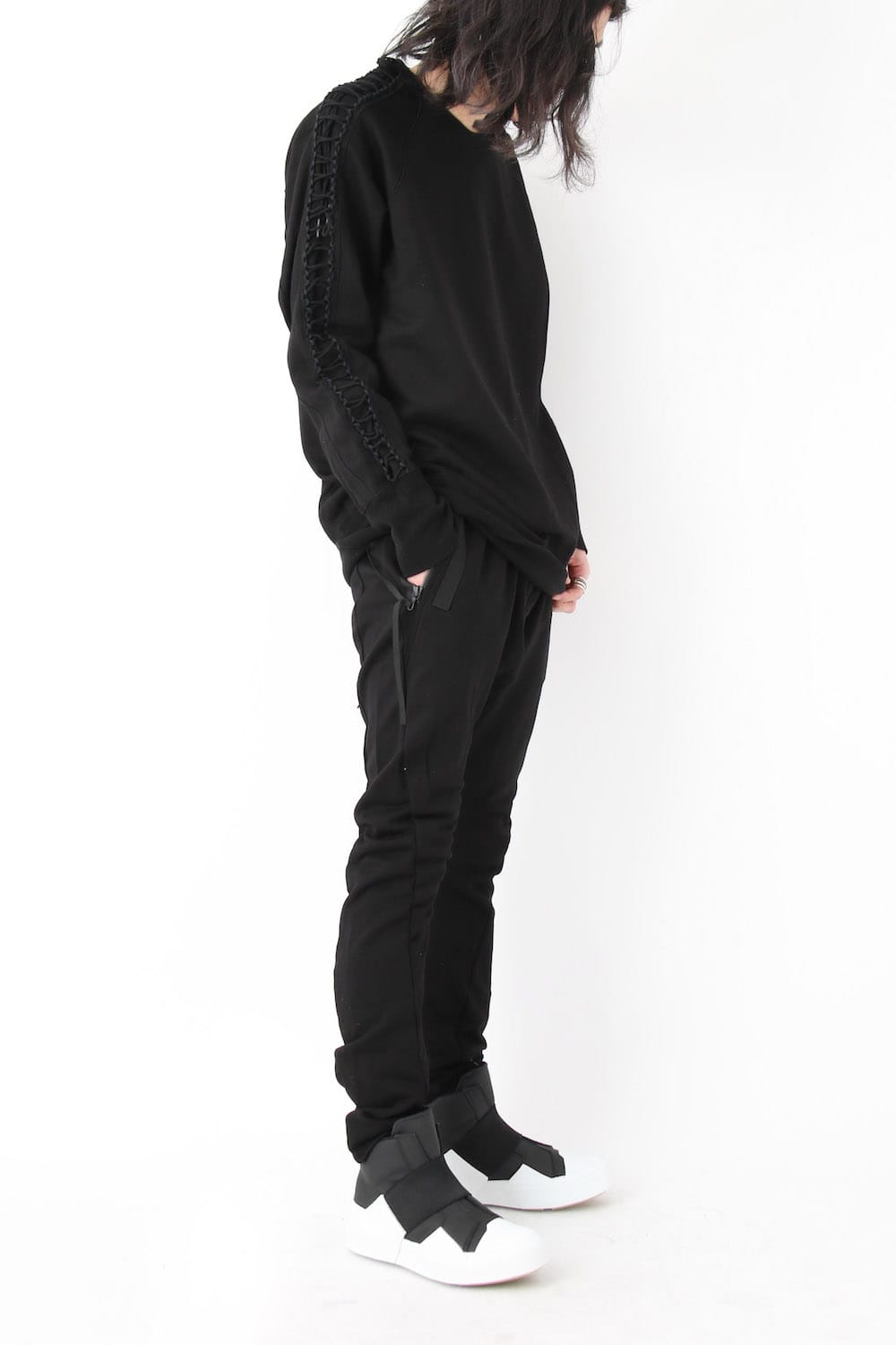 WEBBING TWISTED PANTS - JULIUS